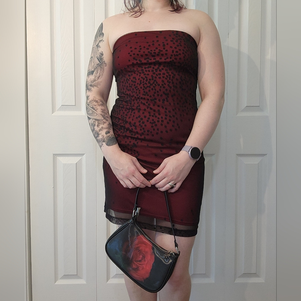 Express Red Tube Dress